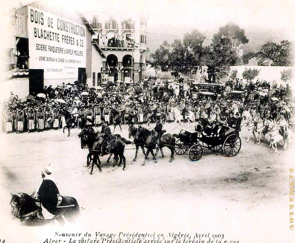 2690- Alger - Voyage du President Loubet - Champ de Manoeuvres - 1903.jpg